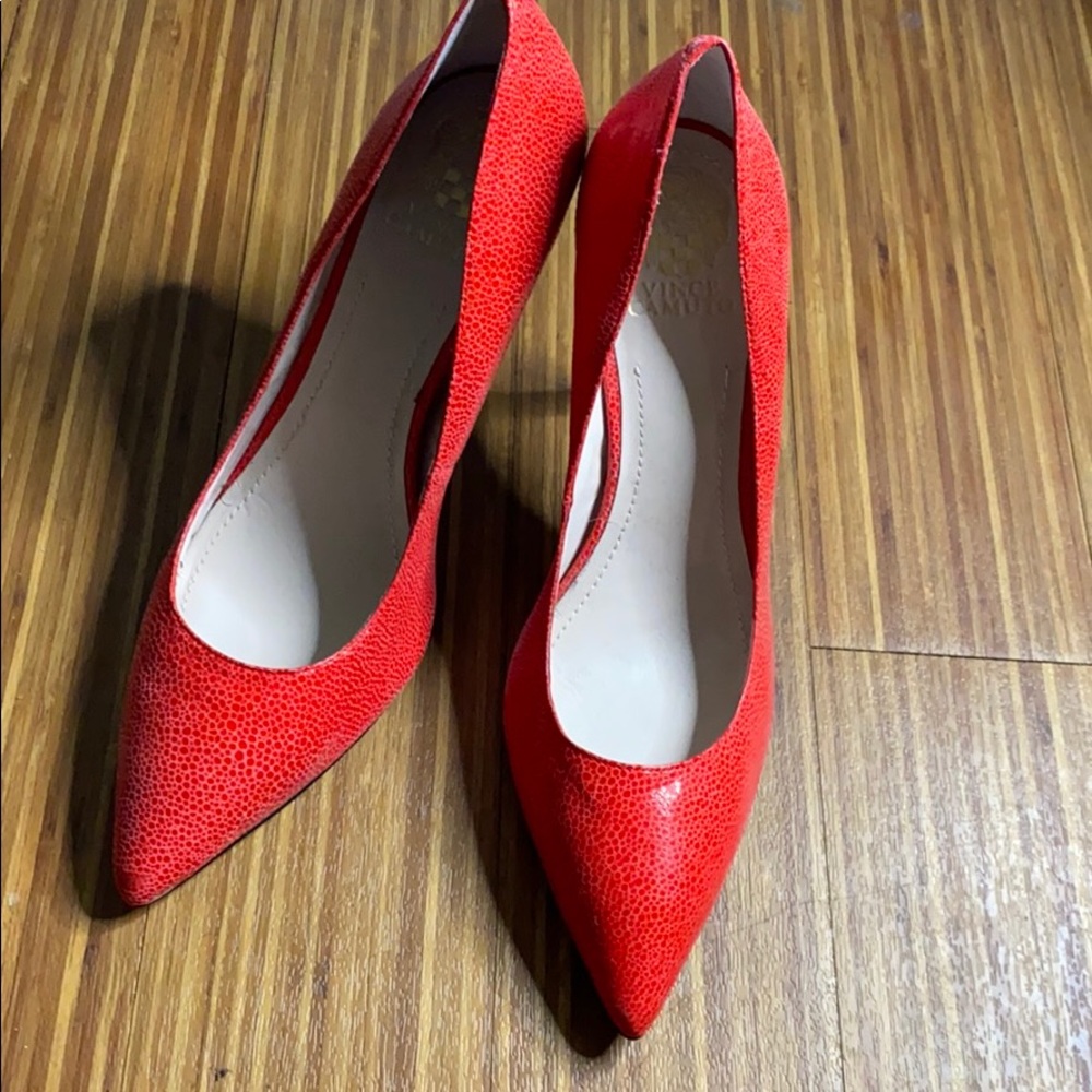 Red Vince Camuto pumps